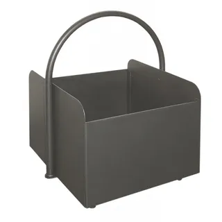 Holzkorb Kaminzubehör Kamingarnitur Metall Kaminholzkorb Anthrazit beschichtet