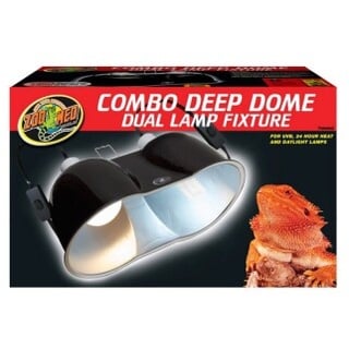 Zoo Med LF-25EC Large Combo Deep Dome Dual Lamp