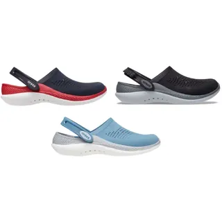 Crocs LITERIDE 360 CLOG - bequeme Allround-Schuhe - Navy/Blue Grey (4TA) 37-38