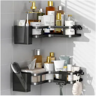 luxuskollektion Duschablage Ohne Bohren 5 Stück Haken Ecke Organizer