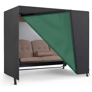 planeeasy.® Gartenmöbel-Schutzhülle Schutzhülle für Hollywoodschaukel 2,3,4-Sitzer - Plane Gartenschaukel (1-St., Hollywoodschaukel-Schutzhülle), mit Rei... - Grau