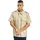 Us Kurzarmhemd Beige 4XL