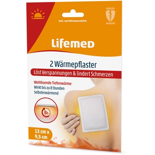 Lifemed Wärmepflaster für Rücken, Schultern und Nacken 13 x 9,5 cm 6 St Pflaster