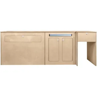 MonsterShop Wohnmobil Küchenblock Küchenmodul 15mm Braun