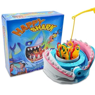 Kexpery Shark Bite Beißangelspielzeug, wiederverwendbar, interaktives Spiel für Familie, verbessert die Koordination und Praxis