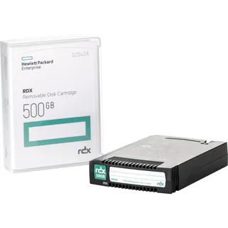 HP HPE RDX Removable Cartridge (LTO, 500 GB - Black