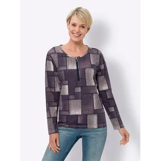 Classic Basics Langarmshirt Orchidee/Rosa 52