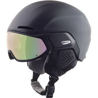 Alpina Alto QV 55-59 cm black matt/cobalt green