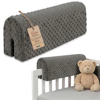 Totsy Baby Bettschutzgitter Minky 90 cm Grau