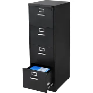 Vevor Aktenschrank 4 Schubladen 40 x 30 x 120 schwarz