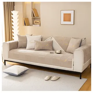 TUWENA Sofahusse Sofaschoner Rutschfest,Couch Überzug L Form 1/2/3/4 Sitzer,Sofabezug, Sofadecken für Sitzfläche, Universelle Sofa Überwurf