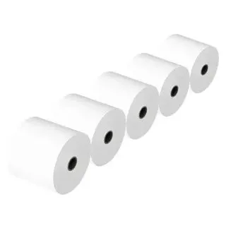 Böttcher-AG Kassenrollen Premium, 76mm x 60m x 12mm, Gesamt-Ø 80mm, 60 g/qm, holzfrei, 5 Stück
