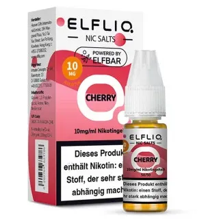ELFLIQ – Cherry NicSalt Liquid by ElfBar 10ml / 10mg