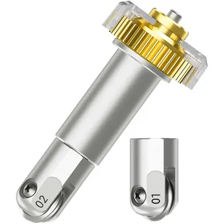 Punktrad, Kombi-Set, Ritzrad, kompatibel mit Cricut-Maker-Maschine, einzelne Punktradspitze + doppelte Ritzradspitze und Quickswap-Antriebsgehäuse, für Kartenherstellung, 3D-Heimdekoration usw