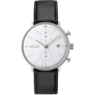 JUNGHANS Max Bill Chronoscope Leder 40 mm 27/4600.02