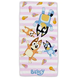 Bluey Badetuch 70 x 140 cm rosa