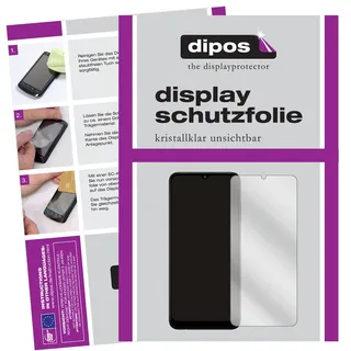 dipos Displayschutzfolie klar für Samsung Galaxy A03s | Passt perfekt, Ultra-Dünn, kratzfest, blasenfrei, Case-Friendly, hüllenfreundlich, Fingerprint-kompatibel, selbstklebend
