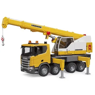 Bruder 03571 - Scania Super 560R Liebherr Kran-LKW gelb 1:16