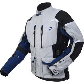 Rukka Rimo-R Motorrad Textiljacke (Grey/Blue,48) - 48