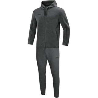 Jako Herren Jogginganzug Premium Basics mit Kapuze, Anthrazit-Meliert, S
