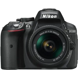 Nikon D5300 schwarz + AF-P DX 18-55mm VR