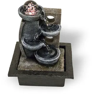 Zimmerbrunnen Stufen mit rotierender Kugel