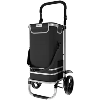 24move Einkaufstrolley schwarz 55 L