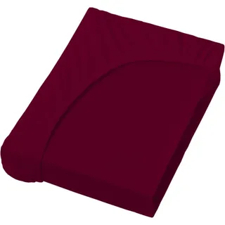 Jersey 180 x 200 - 200 x 220 cm bordeaux