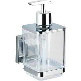 Wenko Seifenspender Quadro 22683100 silber Edelstahl/Kunststoff 330,0 ml, 1 St.