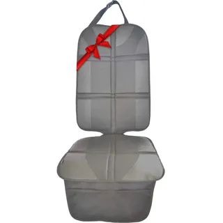 Autositzauflage Grau (Premium Royal-Oxford-Material) zum Schutz vor Kindersitzen Isofix geeignet, Auto-Kindersitzunterlage wasserabweisend, Autositzschutz, Unterlage, Schoner in universeller Passform