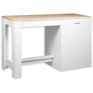 BASIC by Balculina Kücheninsel Andy 138 x 56 x 91 cm Weiß