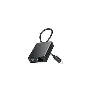 Ethernet Adapter für Fire TV Stick, Wowfast Micro USB auf RJ45 Ethernet Netzwerk Adapter kompatibel mit 4K Fire Stick, Chromecast Google Home Mini und Weiteren Streaming TV Sticks