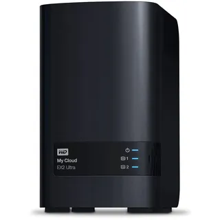 WD My Cloud EX2 Ultra 24 TB Netzwerkspeicher für Backups (ortsunabhängig, zentrale Netzwerk-Backups, Datensicherheit, My Cloud OS 5, flüssiges Streaming)