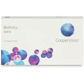 CooperVision Biofinity 6 St. / 8.70 BC / 14.50 DIA / -1.75 DPT / -0.75 CYL / 110° AX