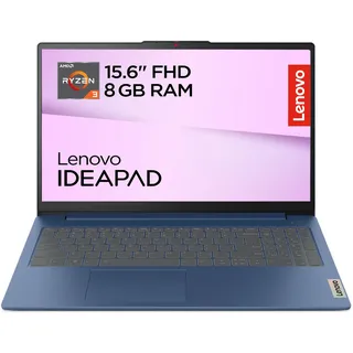 Lenovo IdeaPad Slim 3 15,6" AMD Ryzen 3 7330U 8 GB RAM 512 GB SSD Win11 Home Abyss Blue 82XQ0157GE