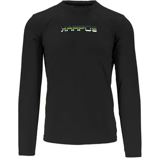 Karpos Loma Langarm-t-shirt - Black / Jasmin Green - XL