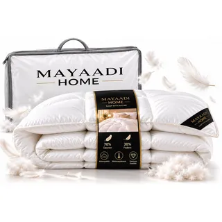 Mayaadi-Home HS40 WINTER Daunendecke Bettdecke 70% Daunen 30% Federn Mayaadi Home
