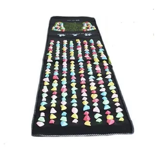 Yosoo 1,7 m x0.35m Massageboard Reflexologie Walk Stone Massage Bein Massager Matte Gesundheit Fußpflege