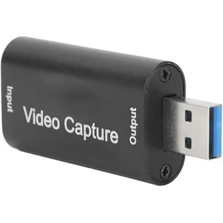 Videoaufnahmekarte, HDMI-zu-USB-Video-Audio-Konverter, Echtzeit-Video-Streaming, Full HD 1080p, HDMI-Videospielaufnahme Zum Bearbeiten von Videos/Spielen