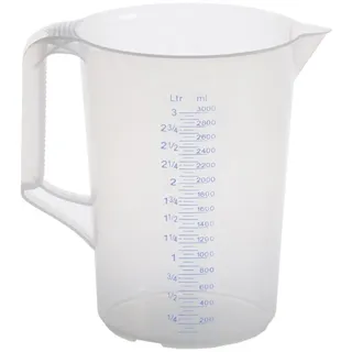 Hünersdorff 938000 Messbecher 3000 ml Kunststoff