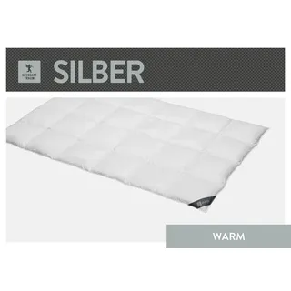 SPESSARTTRAUM Daunendecke Silber warm 100% Daunen, Füllung: 100% Daunen 135x200 cm