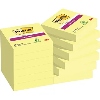 Post-it Haftnotiz 62212SY 48x48mm 90Bl. gelb 12 St./Pack.