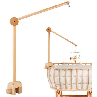 Mobile Halterung, Verstellbarer Mobile Halterung Wickeltisch für Kinderzimmer, Halterung für Mobile Baby Holz, Mobile Ständer zum Aufhängen Kinderbetten und Wickeltische Mobiles/Windspiele Spielzeug