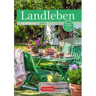 Harenberg Landleben Wochenplaner 2026 - 53 Blatt mit Weisheit der Woche auf der Rückseite