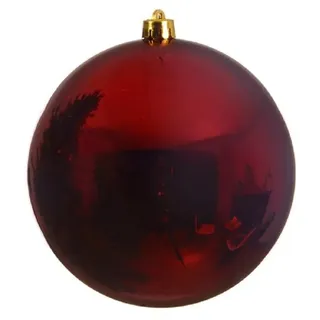 Kaemingk Weihnachtsbaumkugeln Bruchfest 14 cm 1 Stück rot/glanz