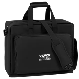 Vevor DJ-Mixer Tragetasche, 1200D Oxford-Gewebe, für DJ-Ausrüstung mit Aufbewahrungstasche, 1,5 m langer, abnehmbarer Schultergurt, 10 cm Polsterung,