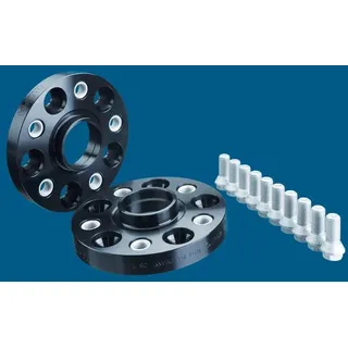 H&R Spurverbreiterungen 2x25mm 5x100 B5025571, Schwarz