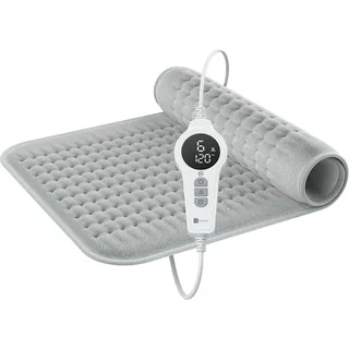 BRINGER Infrarot Heizkissen 70 x 40 cm Grau