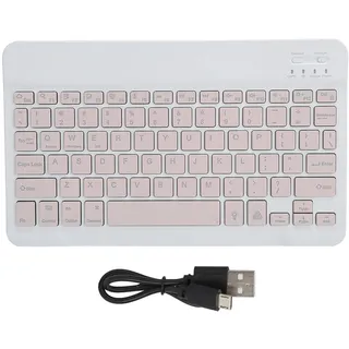 Fortschrittliche Kabellose Beleuchtete Tastatur, Ultraschlanke Tastatur in Voller Größe, Taktiles Ansprechverhalten, Wiederaufladbare Bluetooth-Hintergrundbeleuchtung mit