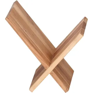 Wohnling Zeitungsständer WL1.591 akazie Holz, DIN A4